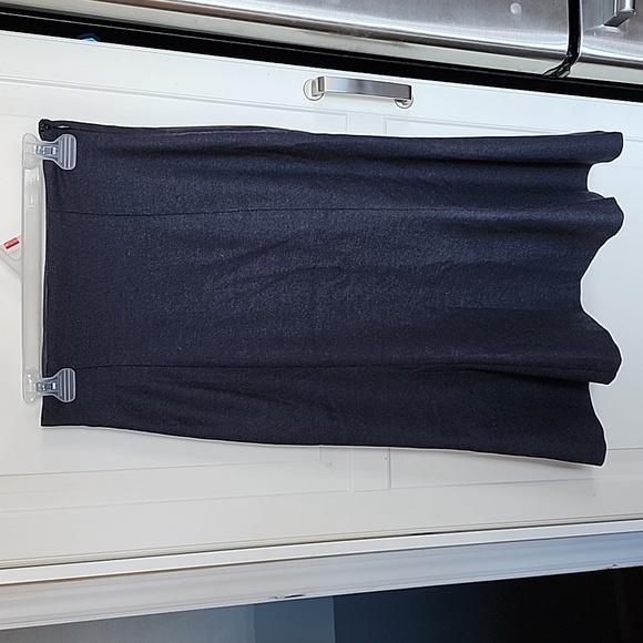 Escada charcoal gray Fluted-Hem Skirt - Picture 3 of 6